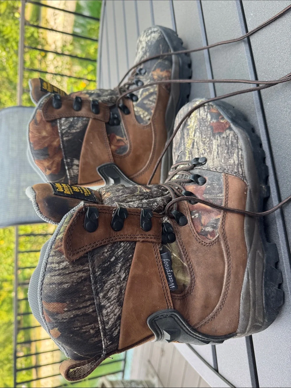 Men's Brown Camouflage Hunting Boots